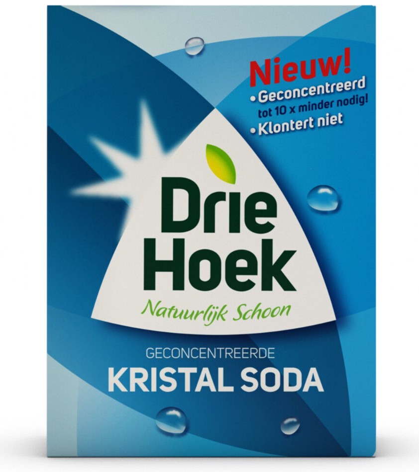 Driehoek Geconcentreerde Kristal Soda 600gr